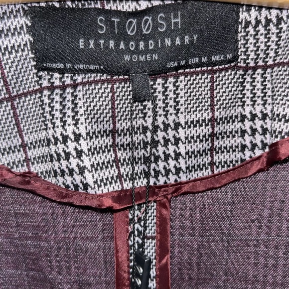 Stoosh Medium Houndstooth Blazer NWT - Picture 3 of 4